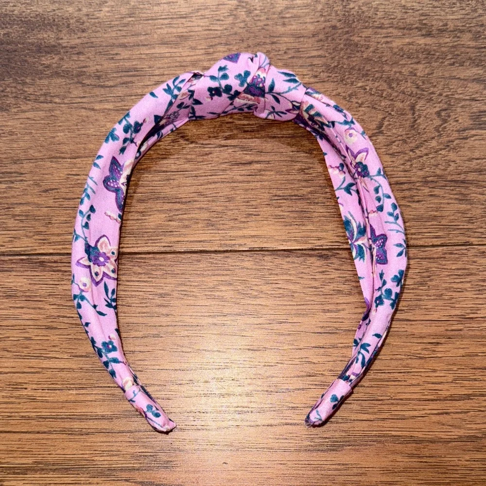 Crewcuts Girls Floral Multicolored Botanical Print Topknot Headband